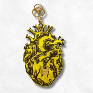 Llavero Corazón Amarillo