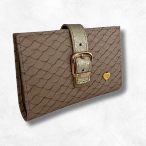 Billetera Hebilla Taupe
