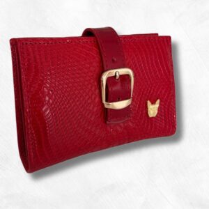 Billetera Hebilla Roja