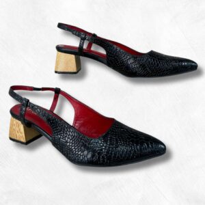 Stiletos en cuero para mujer ref JJ3257 Negro