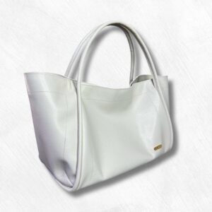 Cartera de cuero para mujer ref Tote Bag Talco